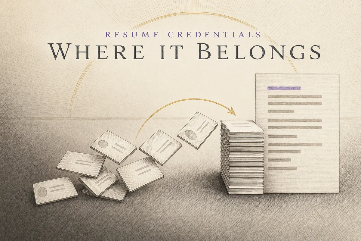How to List Certifications on a Resume (ATS-Safe Format)