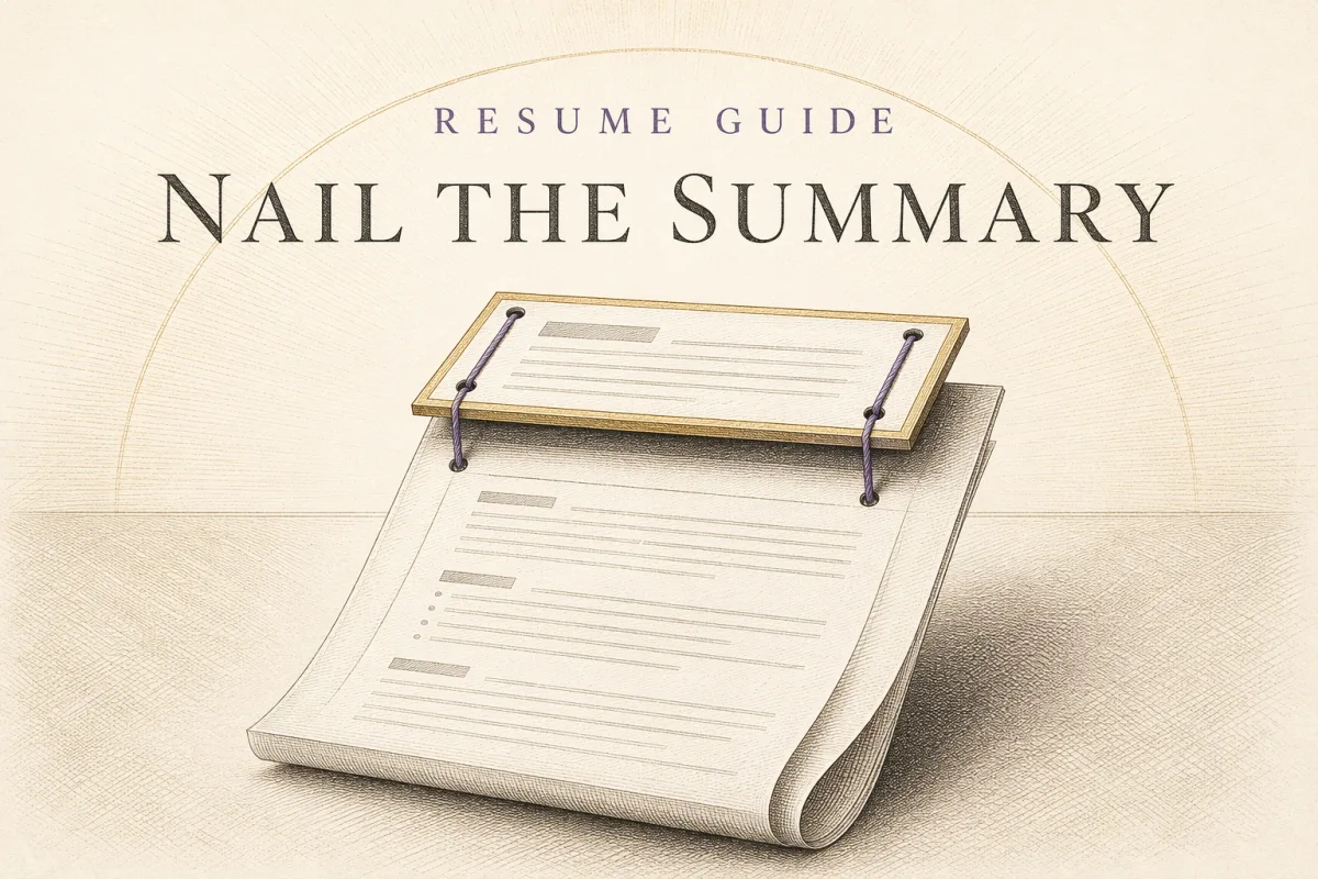 Crafting a Standout Resume Summary: Expert Guide for 2026