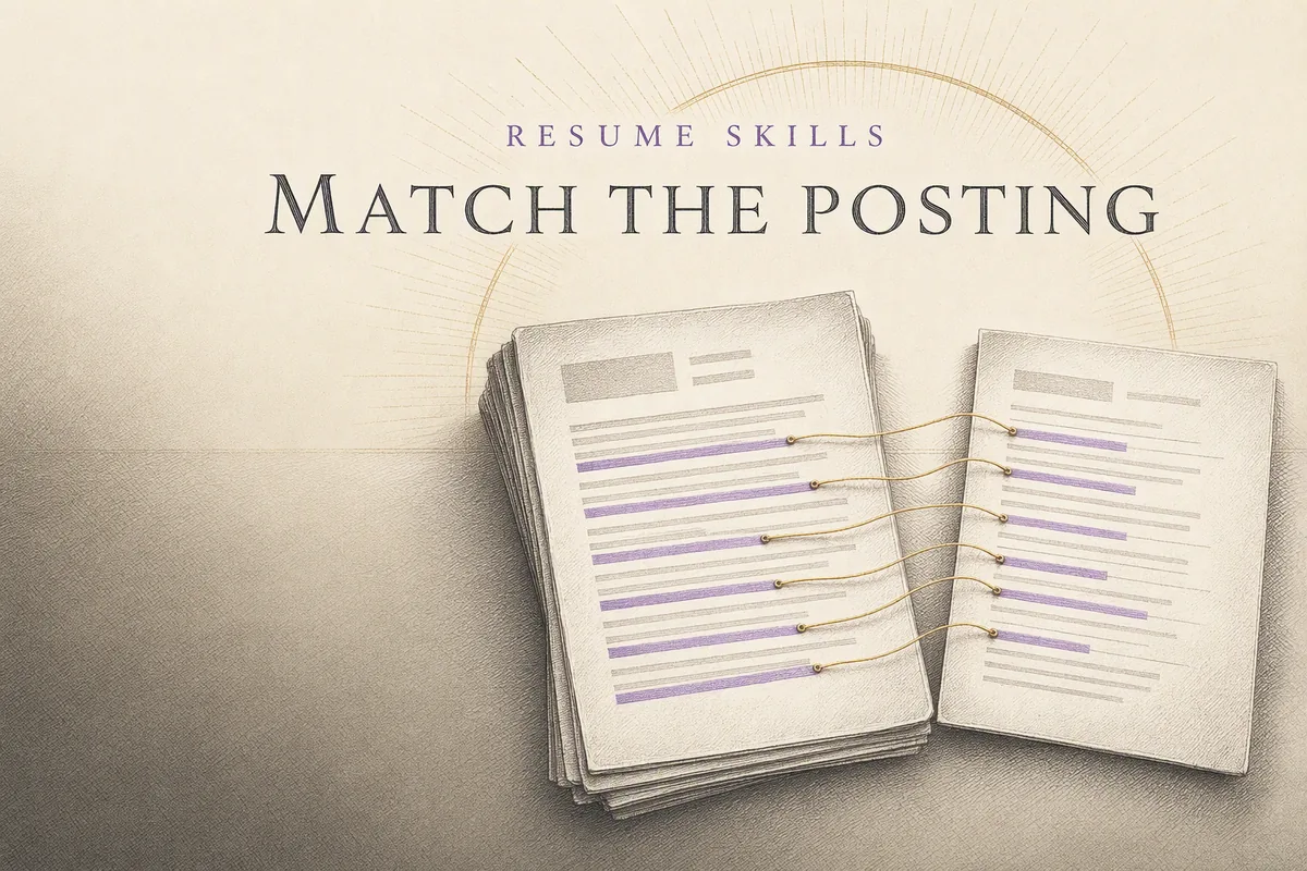Skills to Put on Resume: The Keyword-Matching Method