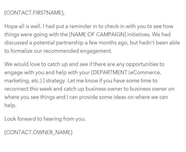 Professional networking email example for staying connected after interview