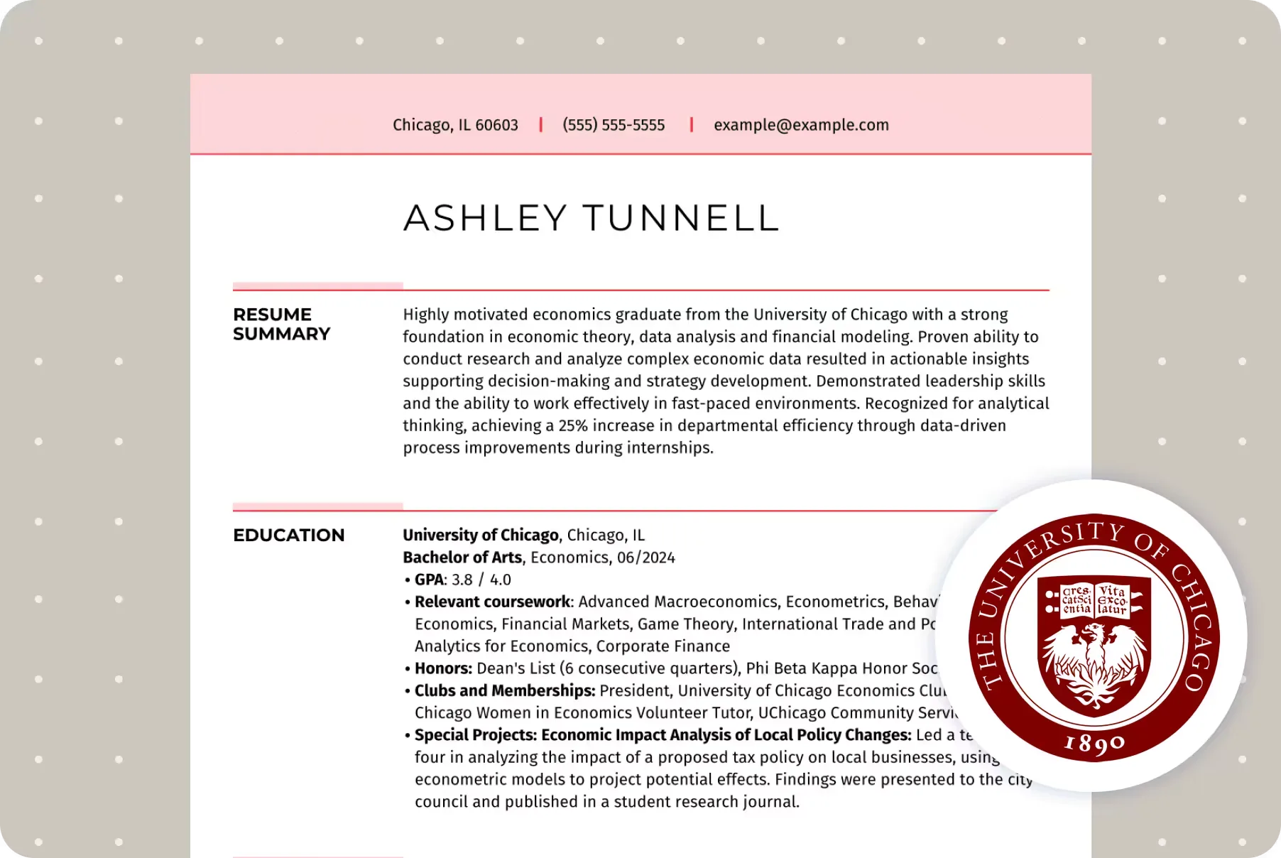 Harvard resume template example with clean formatting, professional layout, and ATS-compatible structure for job applications.