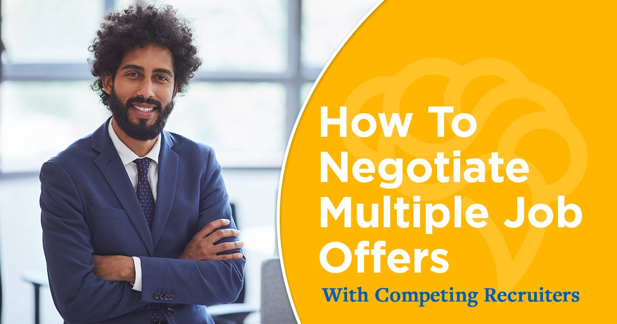 Employee presenting competing job offer during salary negotiation meeting