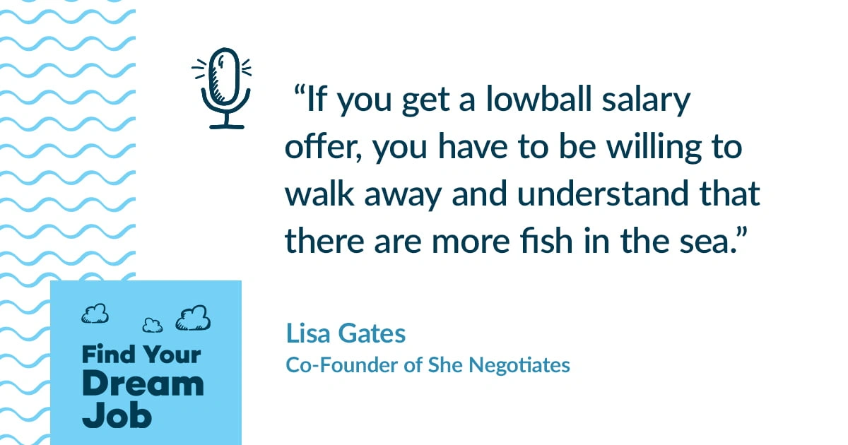 Professional confidently responding to lowball salary offer