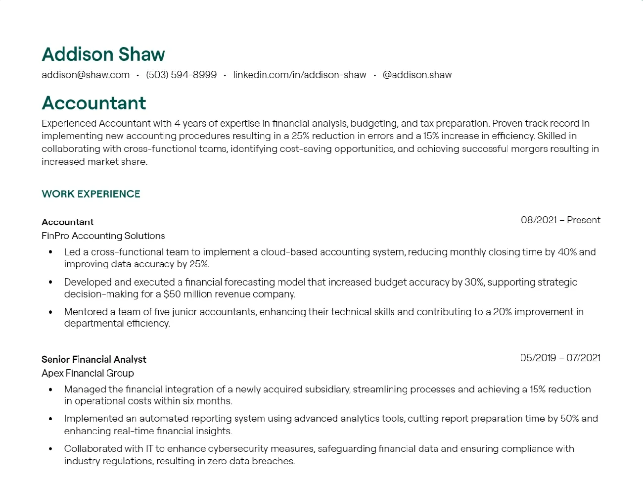 Entry-level resume title highlighting education and growth potential for new graduates