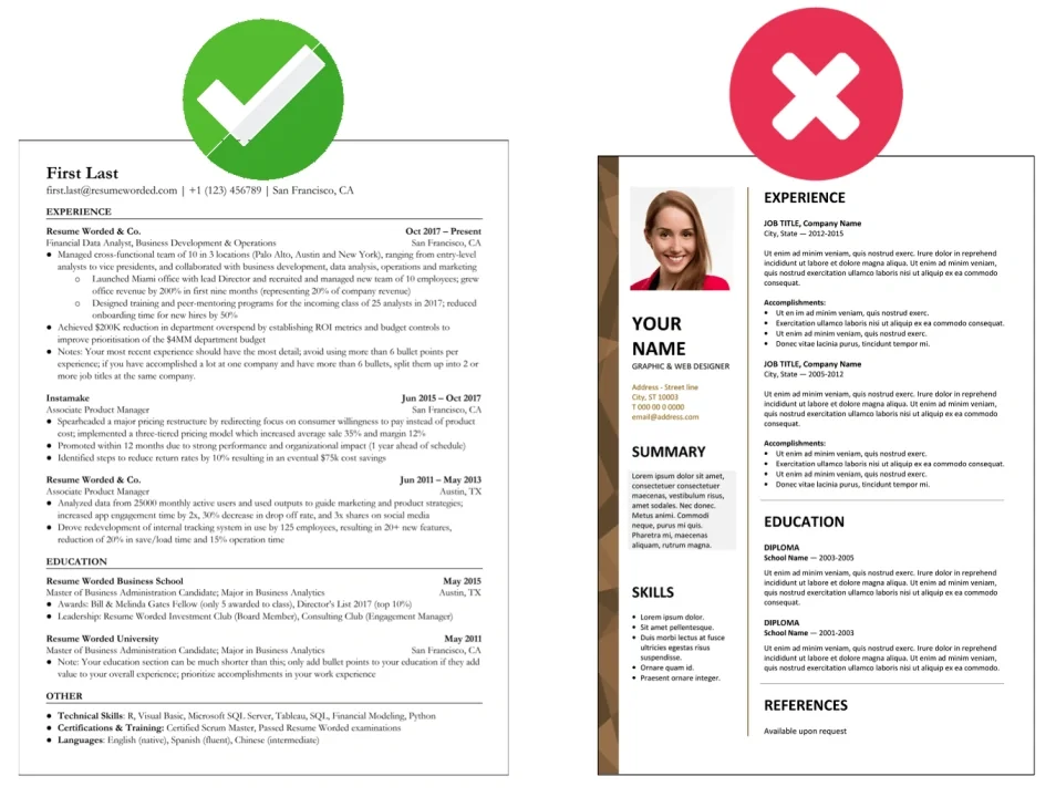 ATS-optimized resume title with strategic keyword placement for applicant tracking systems